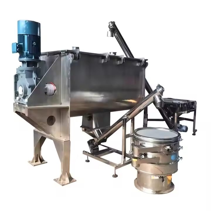 nutraceutical-ribbon-blender-with-vibro-sifter